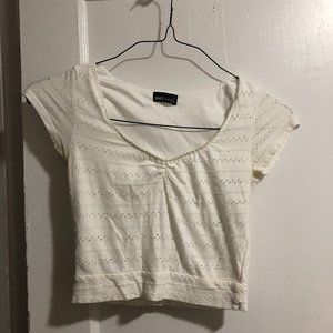 White Crop Top